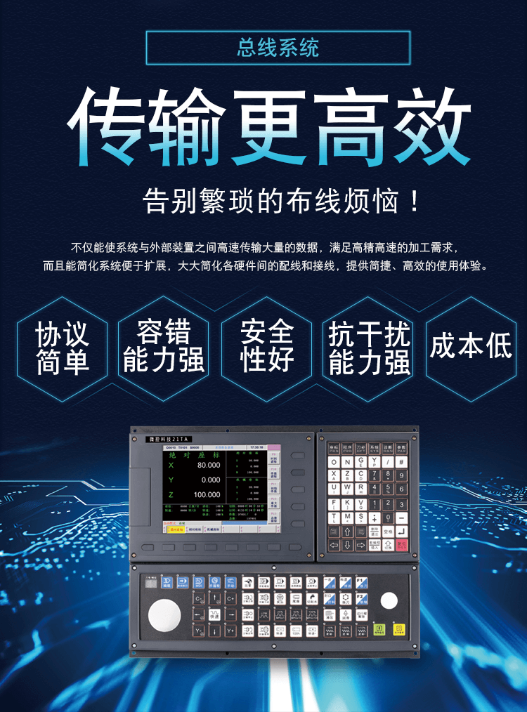 东莞21TT总线式车床数控系统 广东数控系统厂家